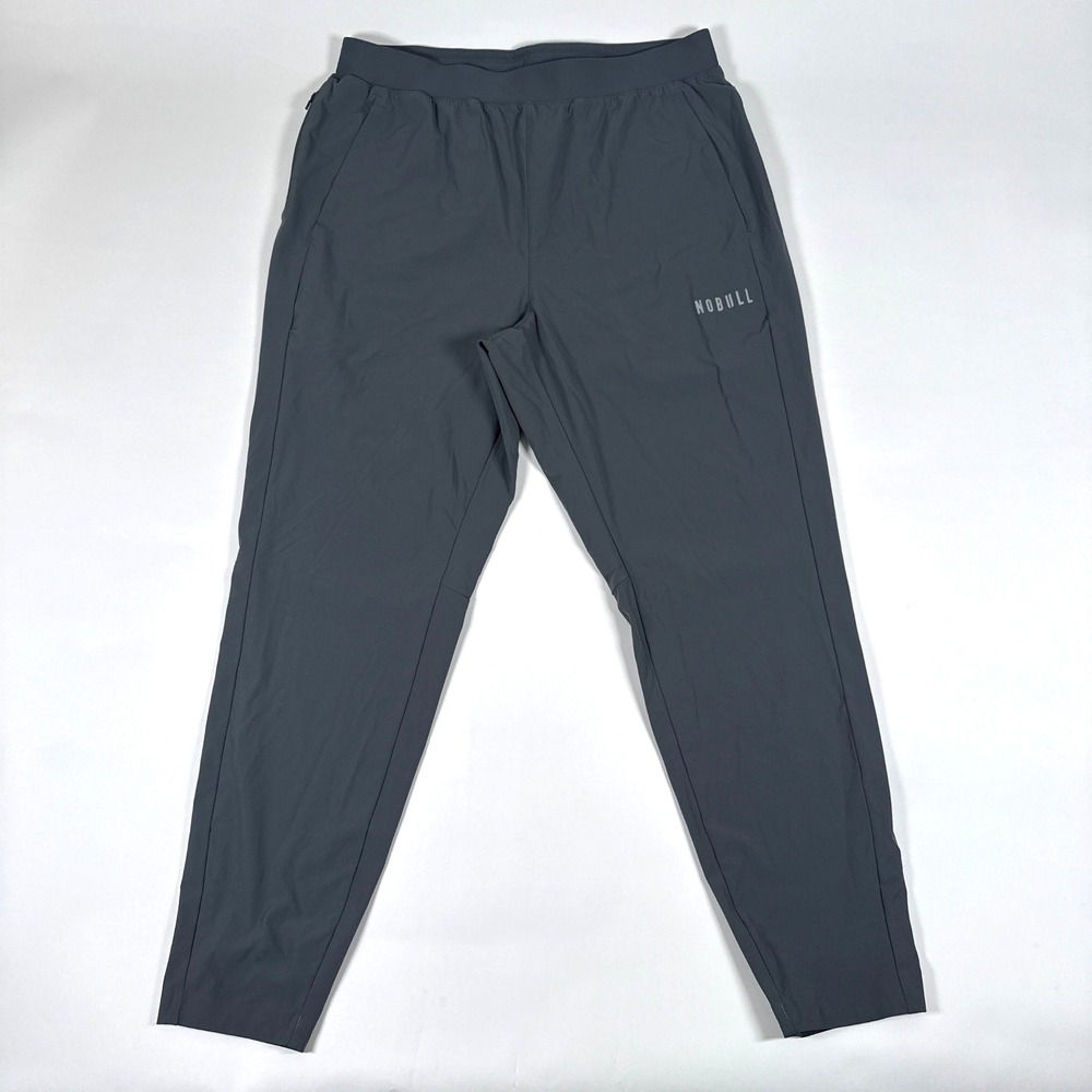 NOBULL Joggers Men XL Dark Gray  Lightweight Textured Stretch Athletic Training